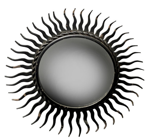 Petit miroir soleil fer - soleil,