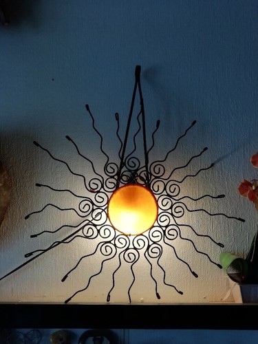 Lampe murale soleil - murale, "